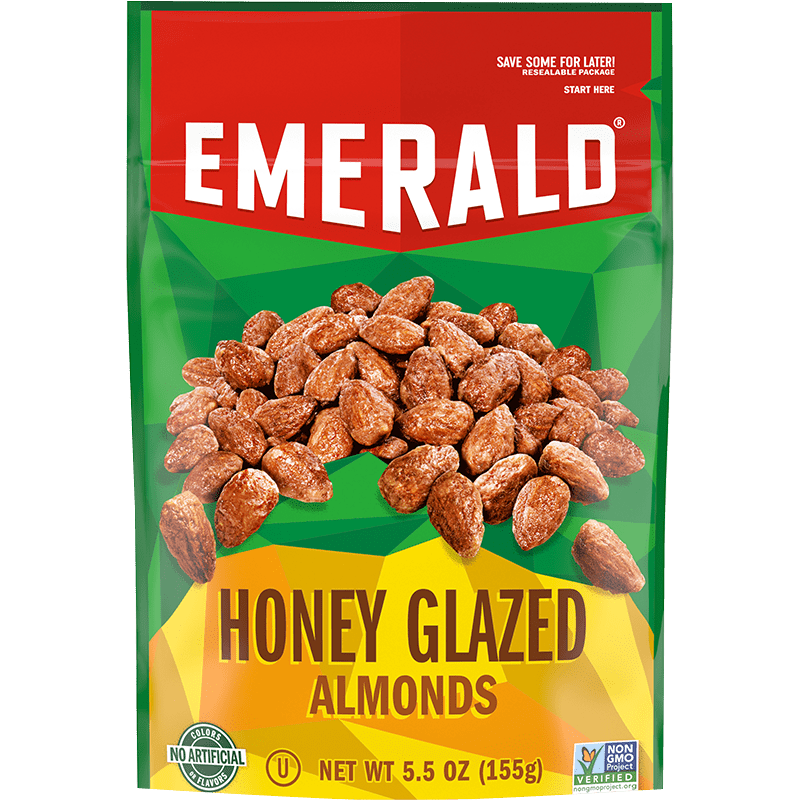 Honey Glazed Almonds Emerald Nuts